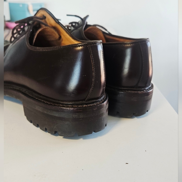 George Cleverley Brown Leather Oxford Shoes  English - Picture 5 of 8
